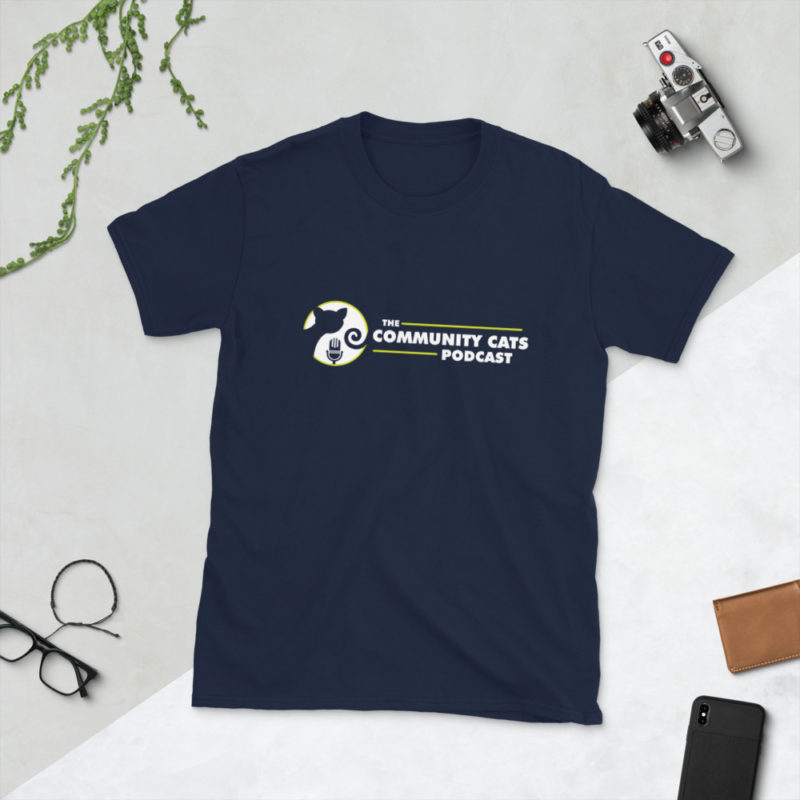 Community Cats Podcast Short-Sleeve Unisex T-Shirt - Image 2