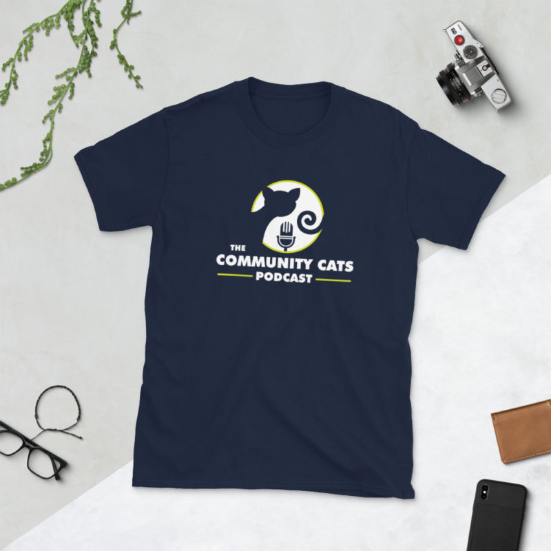 Dark Community Cats Podcast T-Shirt