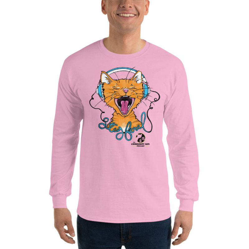 "Stay Feral" Men’s Long Sleeve Shirt - Image 4