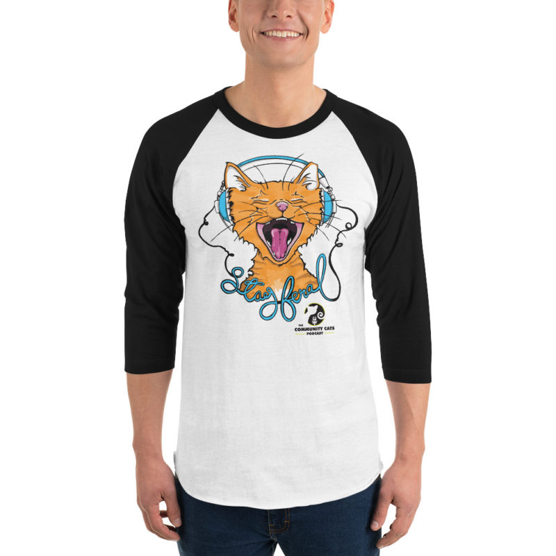 "Stay Feral" Unisex 3/4 Sleeve Raglan Shirt - Image 4