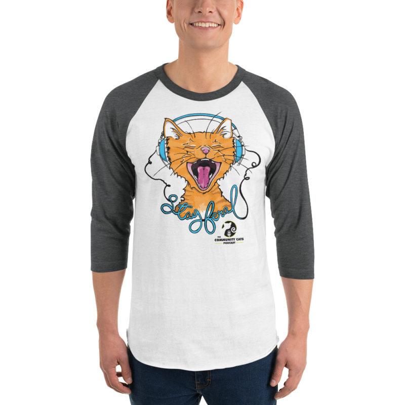 "Stay Feral" Unisex 3/4 Sleeve Raglan Shirt