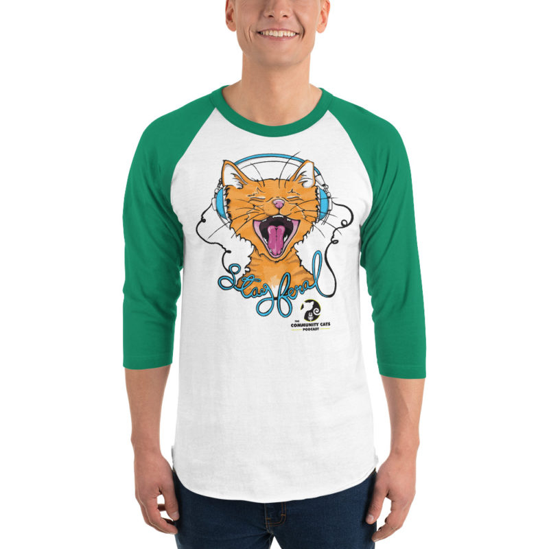 "Stay Feral" Unisex 3/4 Sleeve Raglan Shirt - Image 5