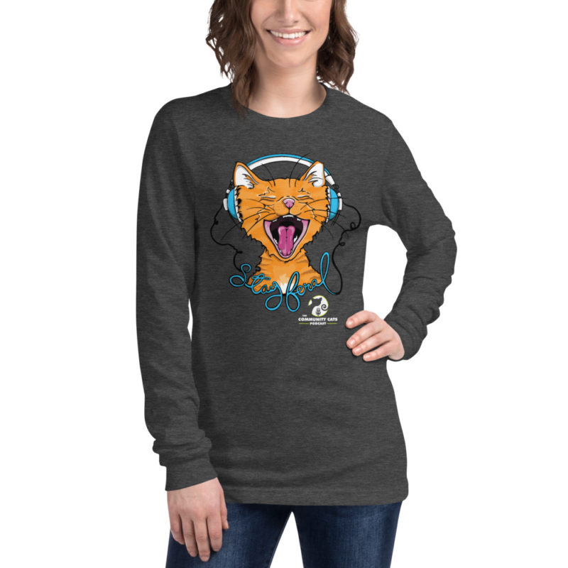 "Stay Feral" Soft Unisex Long Sleeve Tee (Dark)
