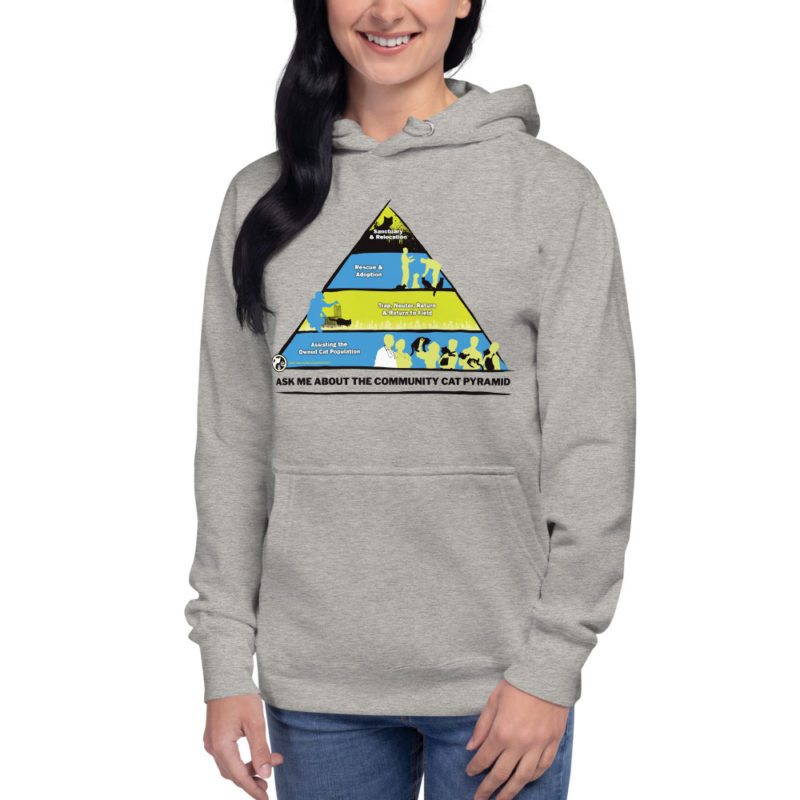 "Ask Me About The Community Cat Pyramid" Unisex Hoodie