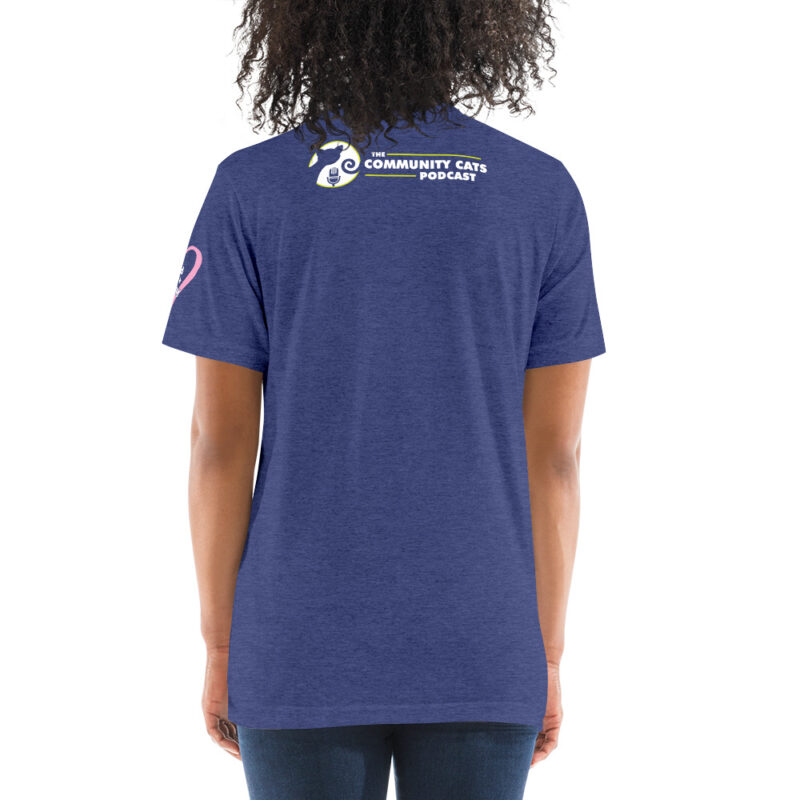 PAWSITIVELY Wonderful FeLV Shirt (Proud FeLV Family sleeve) - Image 8