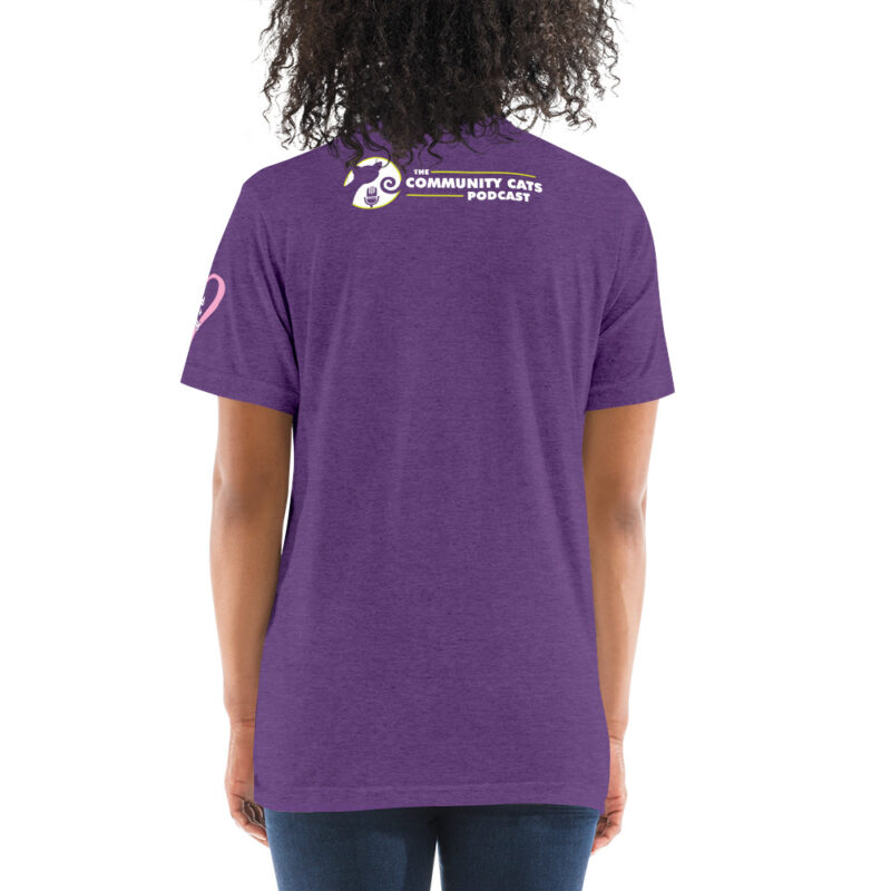 PAWSITIVELY Wonderful FeLV Shirt (Proud FeLV Family sleeve) - Image 6